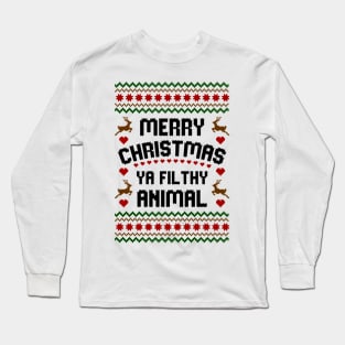 Home Alone Merry Christmas Ya Filthy Animal Long Sleeve T-Shirt